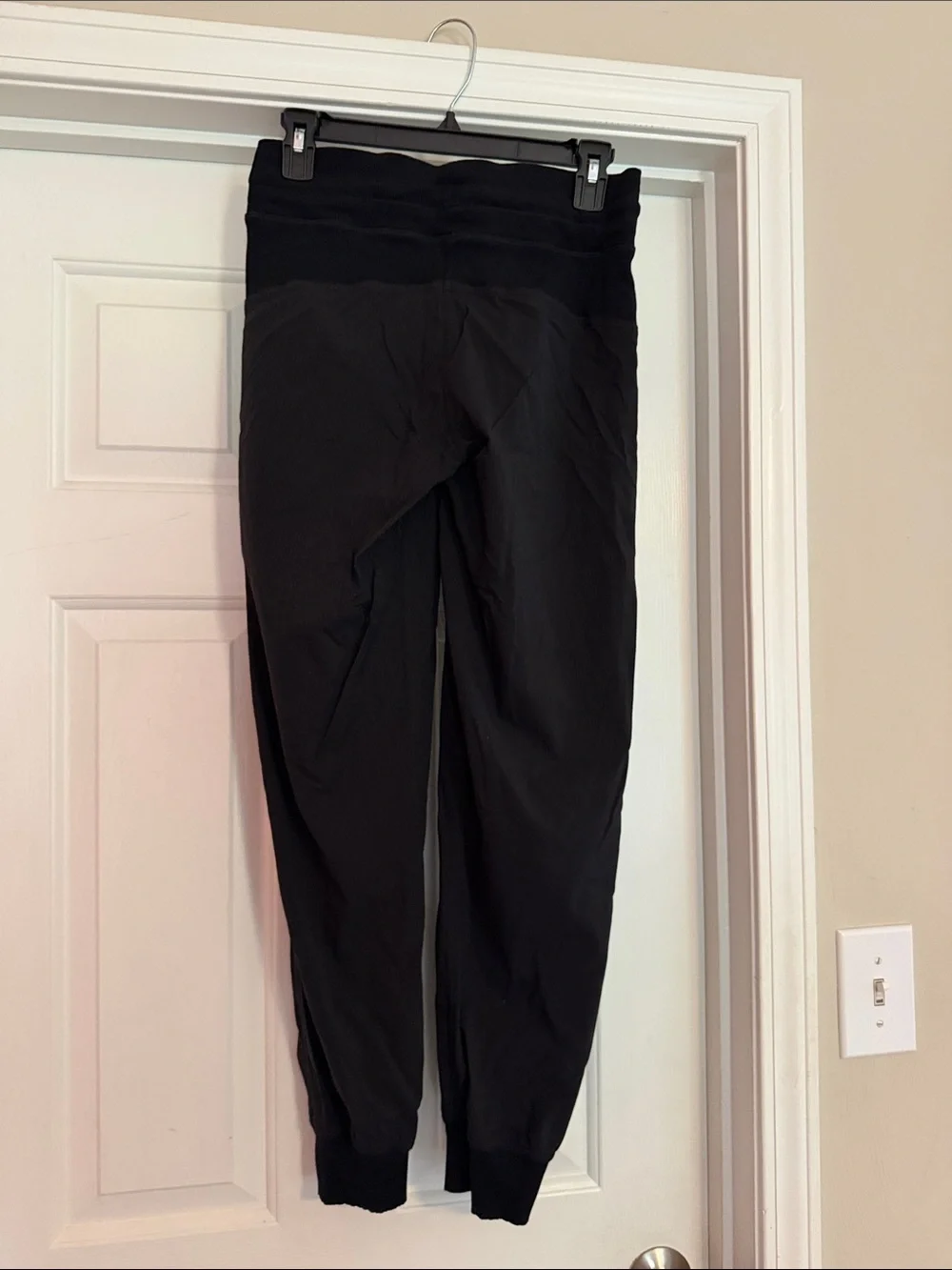 lululemon athletica womens black dance studios with Reflective Logo